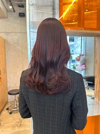 ロング カラー ヘアアレンジ REONA🪽✨薬院 レイヤーカット🫧のヘアスタイル