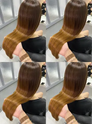 ロング カラー 🦋REISA🦋 エクステ×ハイトーンのヘアスタイル