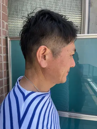 ショート カラー パーマ ヘアアレンジ メンズ キッズ ネイル マツエク・マツパ アイブロウ 久木原 ゆりのヘアスタイル