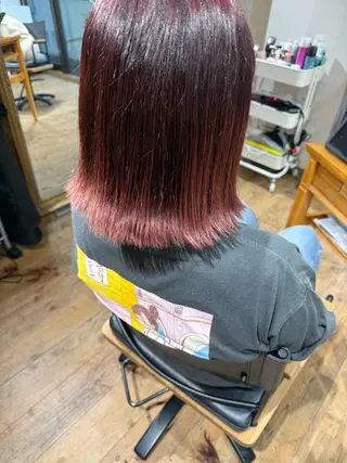 ミディアム カラー ✨艶髪✨ 奈須晴香のヘアスタイル