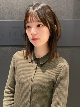 ミディアム カラー mai / linoah˚✧のヘアスタイル