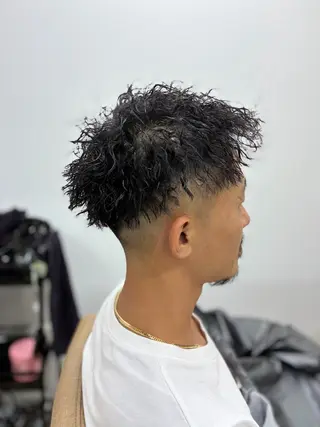 ショート パーマ メンズ ♠️メンズ特化♠️ PINZO(北千住)のヘアスタイル