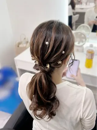 ロング 💎名古屋ヘアセット 早朝OK/ヘアメイクのその他イメージ
