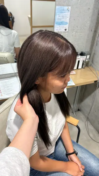 ロング カラー さくらこ/メンズ カットモデルのヘアスタイル