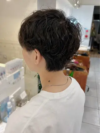ショート パーマ メンズ satomi 𓂃𓈒𓏸のマツエク・マツパデザイン