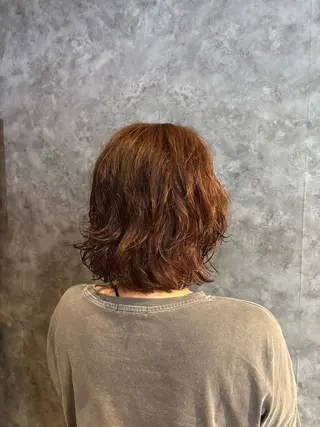 パーマ ハセガワ/ レディースモデルのヘアスタイル