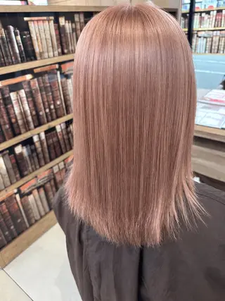 セミロング カラー EARTH 市ヶ谷店 / 松井のヘアスタイル