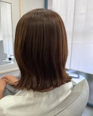 ミディアム カラー liL hair サトウリョウタのヘアスタイル