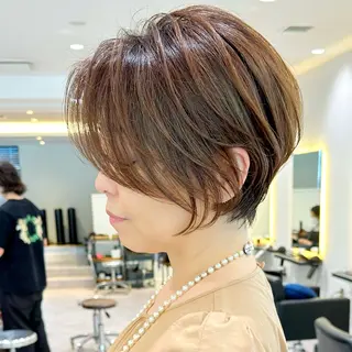 ショート ✨大人ショート専門 カットモデル/銀座のヘアスタイル