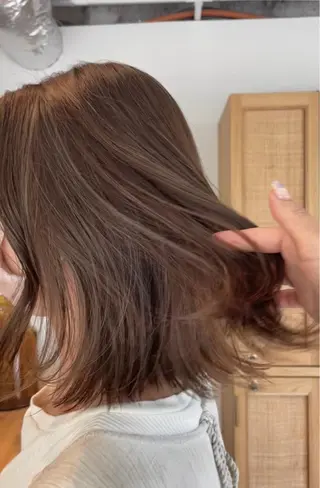 ミディアム カラー 福島kico ナカウチのヘアスタイル