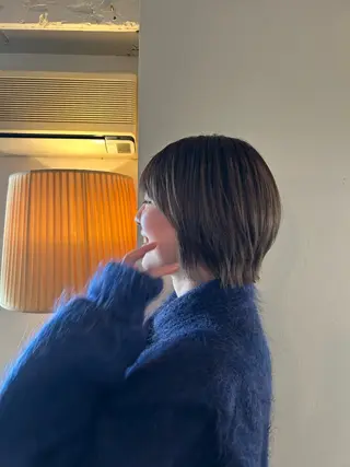 ミディアム ORe'S HAIR BE　GLaDまなみのヘアスタイル