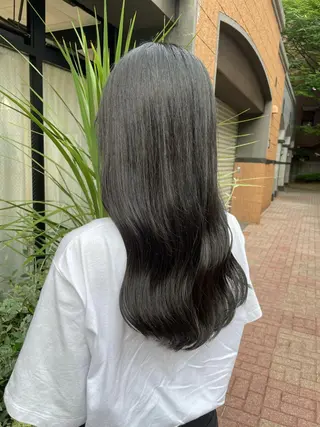 ロング カラー coco♡ 韓国hairのヘアスタイル