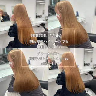 ロング カラー ヘアアレンジ 垢抜け透明感 カラー🪽ྀི🤎のヘアスタイル