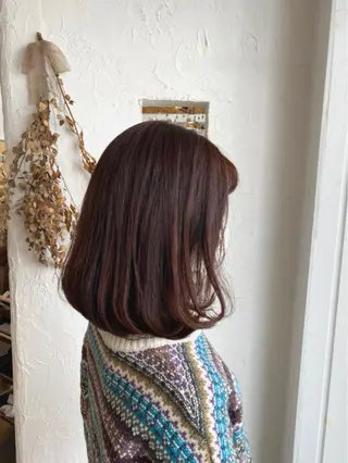 ミディアム カラー 豊橋美容院 ソンリエのヘアスタイル