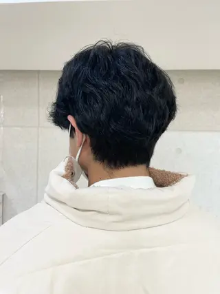 ショート パーマ メンズ XANADU上野店 🐼ﾖｺﾊｼのヘアスタイル