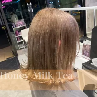ミディアム ワンズリー中明度 店舗公式のヘアスタイル