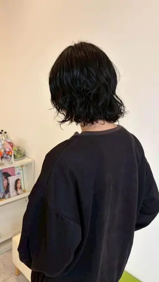 ショート パーマ パーマ特化✨/肥後 有紗のヘアスタイル