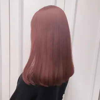 セミロング カラー 縮毛矯正WATARU 髪質改善 レイヤーのヘアスタイル