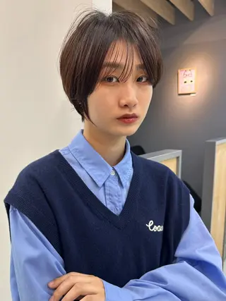 ショート 似合わせショート×透 明感/やじまたかしのヘアスタイル