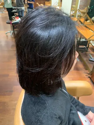 ミディアム 山本 龍貴のヘアスタイル