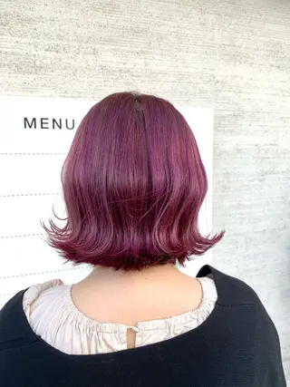 ショート 斉藤大河 カラー/縮毛矯正のヘアスタイル