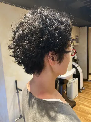 ショート 🌙パーマ 照井🌙のヘアスタイル