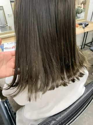 ミディアム 初めてでも失敗しない 透明感カラー　Miiのヘアスタイル
