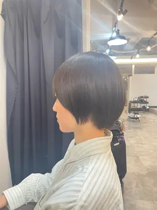 ショート 新宿/ハイトーン カラー/AKI🍎のヘアスタイル