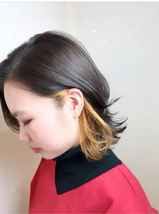 ショート カラー レイヤー×艶髪特化 マネージャー安藤光司のヘアスタイル