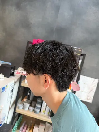 パーマ メンズ 似合わせ/ナチュラル ヘア/ゆづきのヘアスタイル