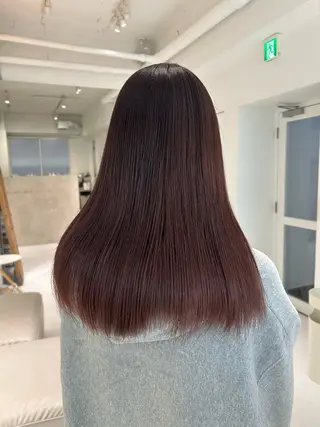 セミロング 透明感color ˚✧₊amuのヘアスタイル