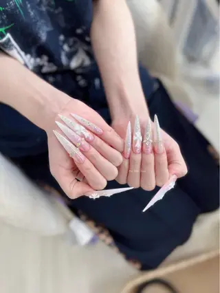 ネイル HANA 長さだしのネイルデザイン