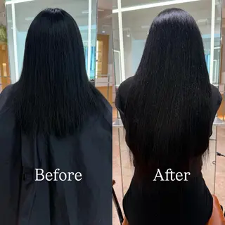 ロング カラー シールエクステ特化 ハイトーン、NANAのヘアスタイル