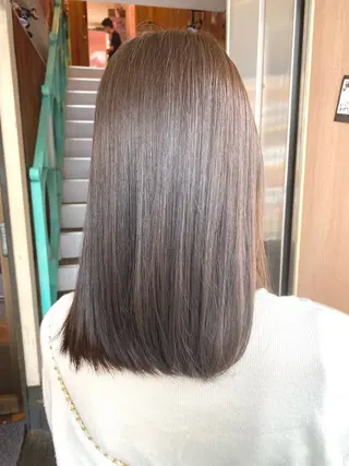 ミディアム カラー パーマ 村上 ゆういのヘアスタイル