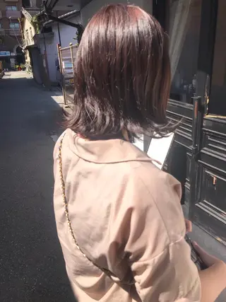 ショート カラー tonari 梅田、中崎町のヘアスタイル