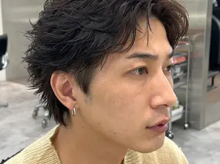 パーマ メンズ フェザーパーマ原宿 fifth 凜空のヘアスタイル