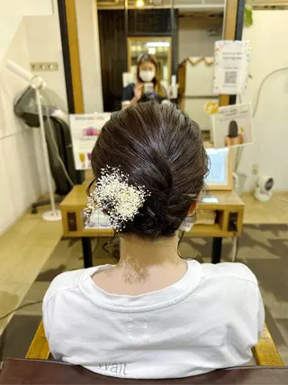 ヘアアレンジ BRAS岸和田 /質感再生/赤み消しのヘアスタイル