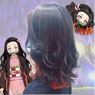 ミディアム カラー 🌺ウルフカット職人 新垣渚🐺のヘアスタイル