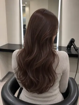 ミディアム カラー 🌈ウルトワ水素 髪質改善naru🌈のヘアスタイル