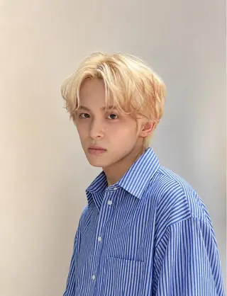 ショート カラー メンズ [渋谷美容師] 玲弥のヘアスタイル