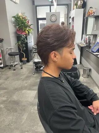 カラー メンズ 🌹ミラクル美容師 🌹ブリーチくっぽのヘアスタイル