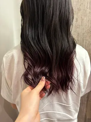 ロング 木村 夢のヘアスタイル