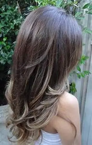 ロング カラー パーマ ヘアアレンジ 大阪レミーエクステ チビ編み込みのヘアスタイル