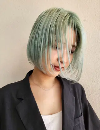 カラー ツヤカラー/アレンジ /湘南/ハナメ‎🤍のヘアスタイル