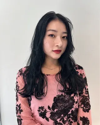 セミロング 竹中 彩音のヘアスタイル