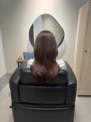 ロング 博多美容室NAVY 橋本心縮毛矯正のヘアスタイル