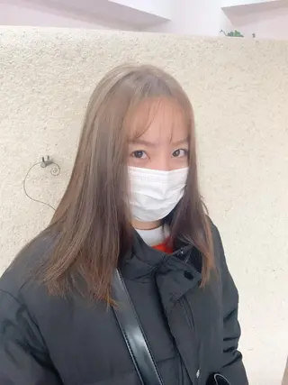ロング カラー 角戸 りおのヘアスタイル