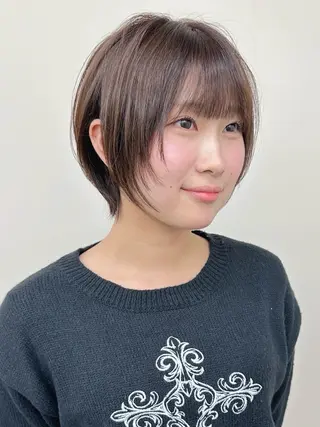 ショート ボブ/ゆるふわ ボブパーマ/とういのヘアスタイル