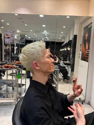 メンズ 平野 ゆらのヘアスタイル