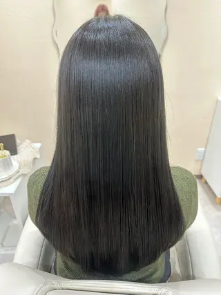 ロング カラー ヘアアレンジ cherir髪質改善 パーソナルカラー診断のヘアスタイル